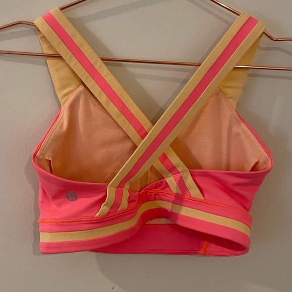 Lululemon Neon Sports Bra - Picture 3 of 7